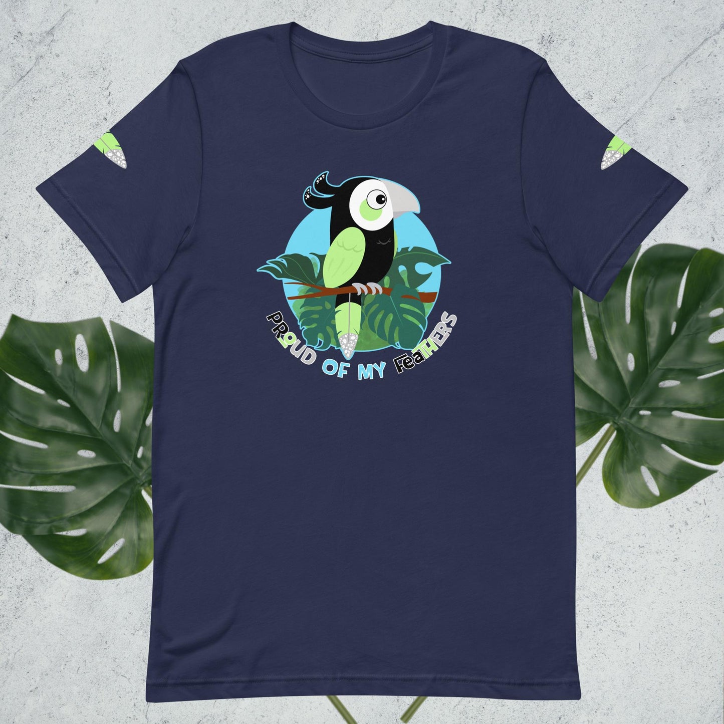 Agender Pride Bird Unisex T-shirt