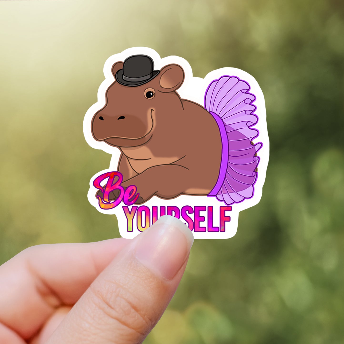 Dash Be Yourself Vinyl Sticker