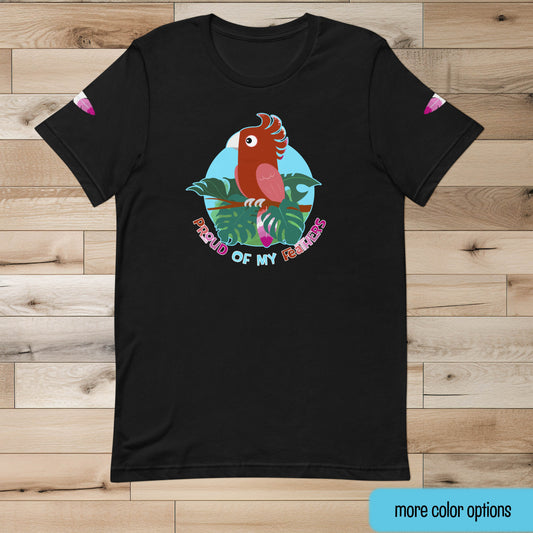Lesbian Pride Bird Unisex T-shirt