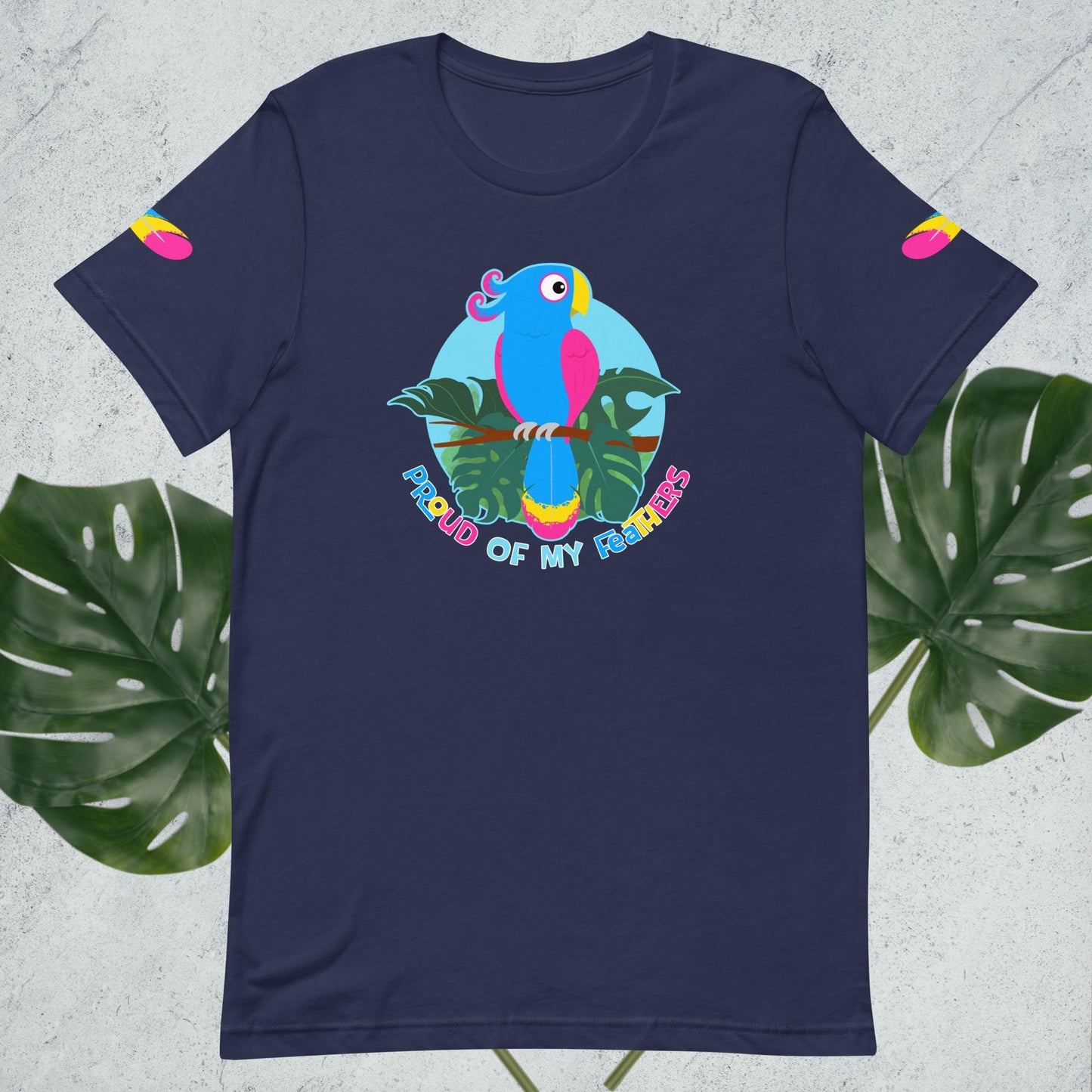 Pansexual Pride Bird Unisex T-shirt