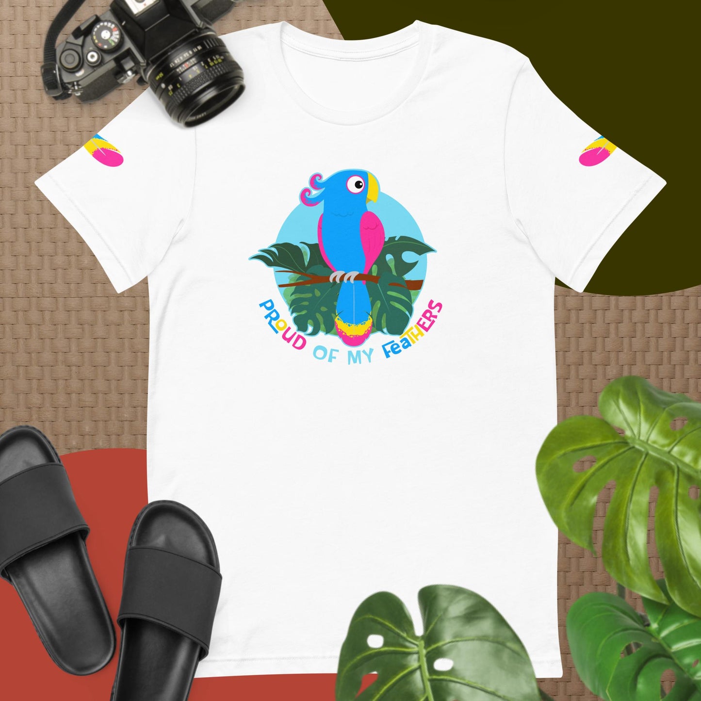 Pansexual Pride Bird Unisex T-shirt