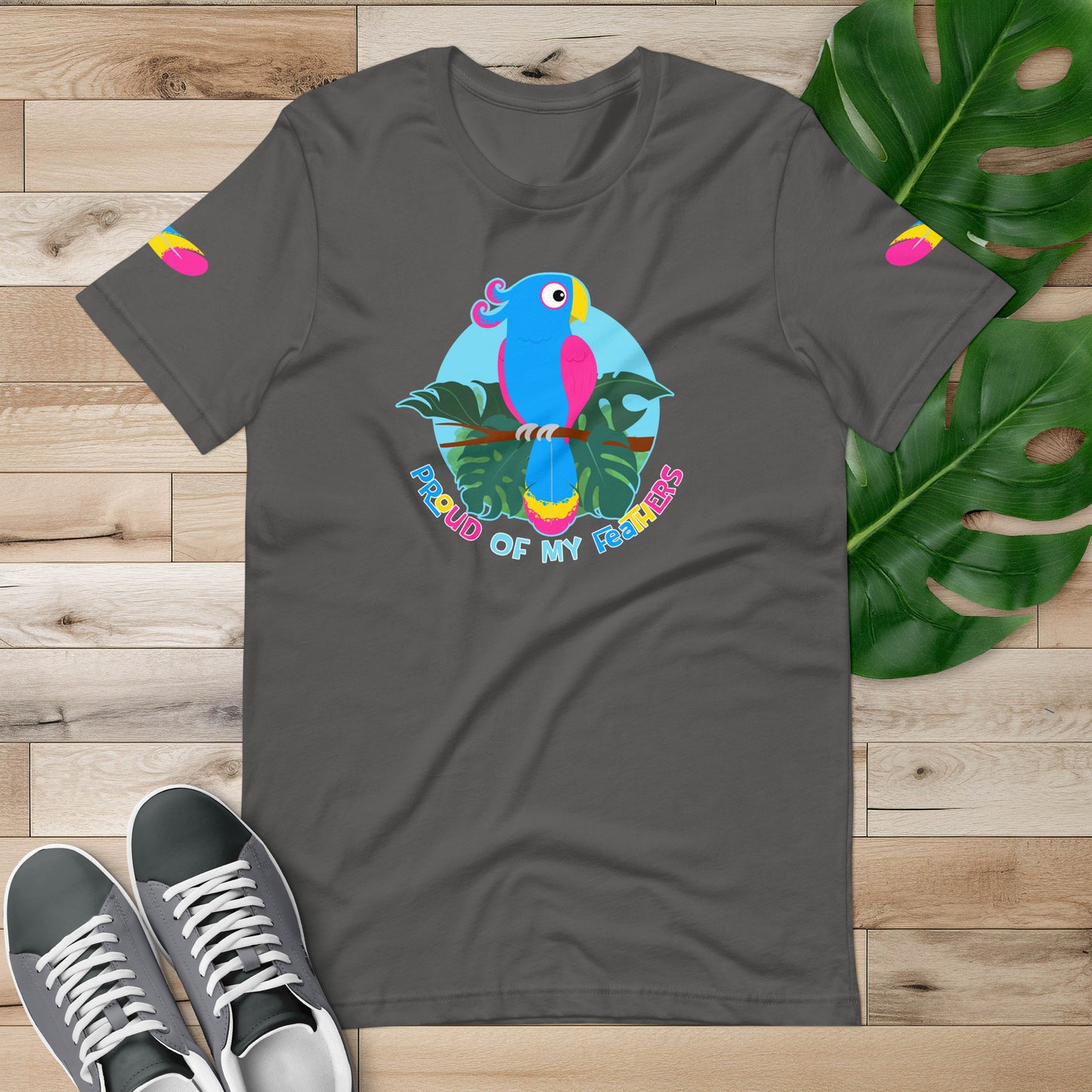 Pansexual Pride Bird Unisex T-shirt