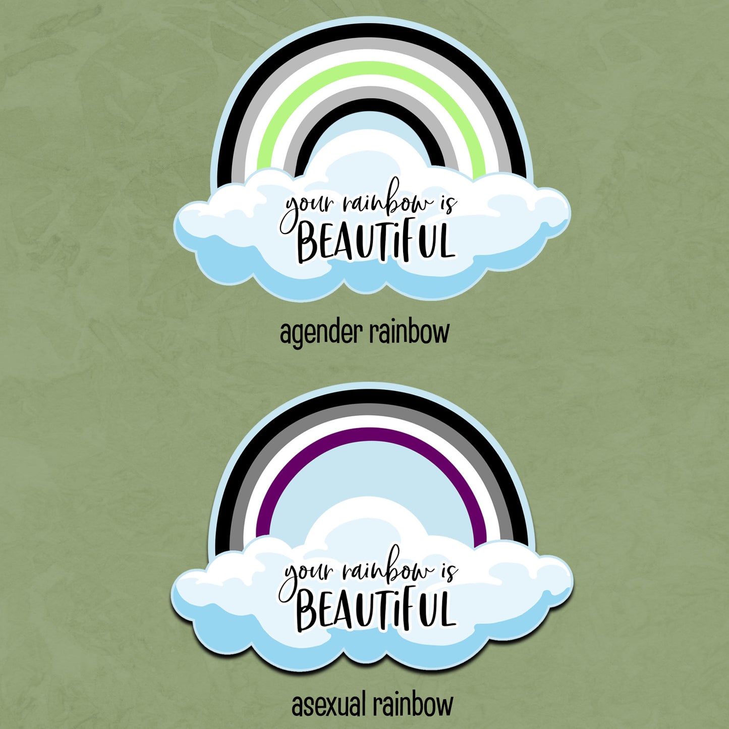 Your Rainbow is Beautiful Vinyl Sticker