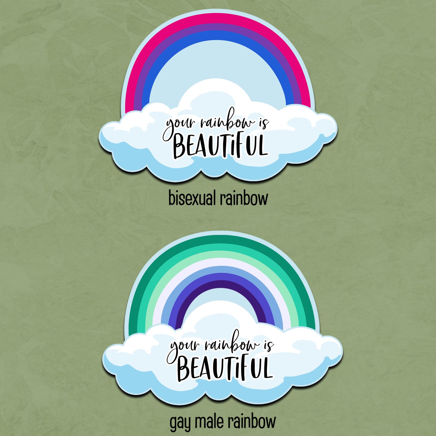 Your Rainbow is Beautiful Vinyl Sticker