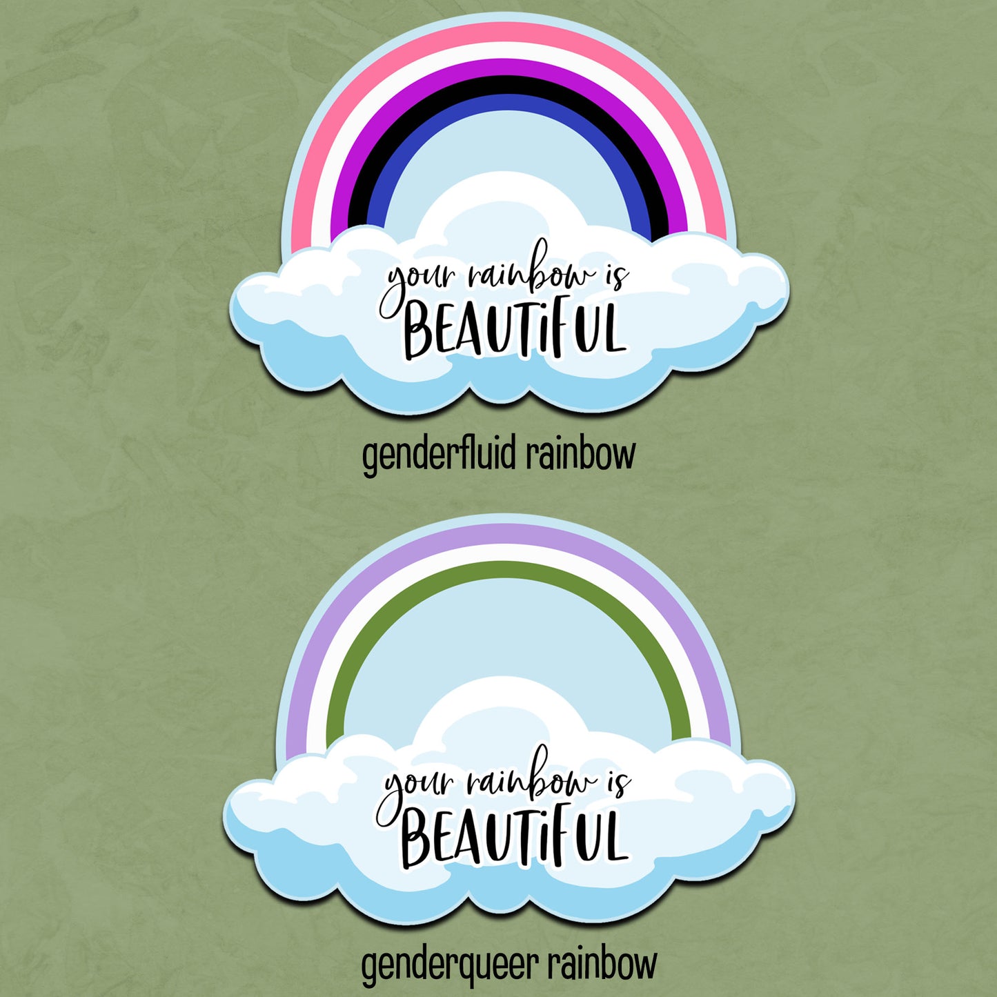 Your Rainbow is Beautiful Vinyl Sticker