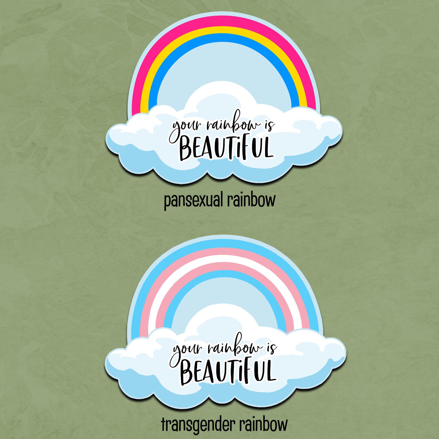 Your Rainbow is Beautiful Vinyl Sticker