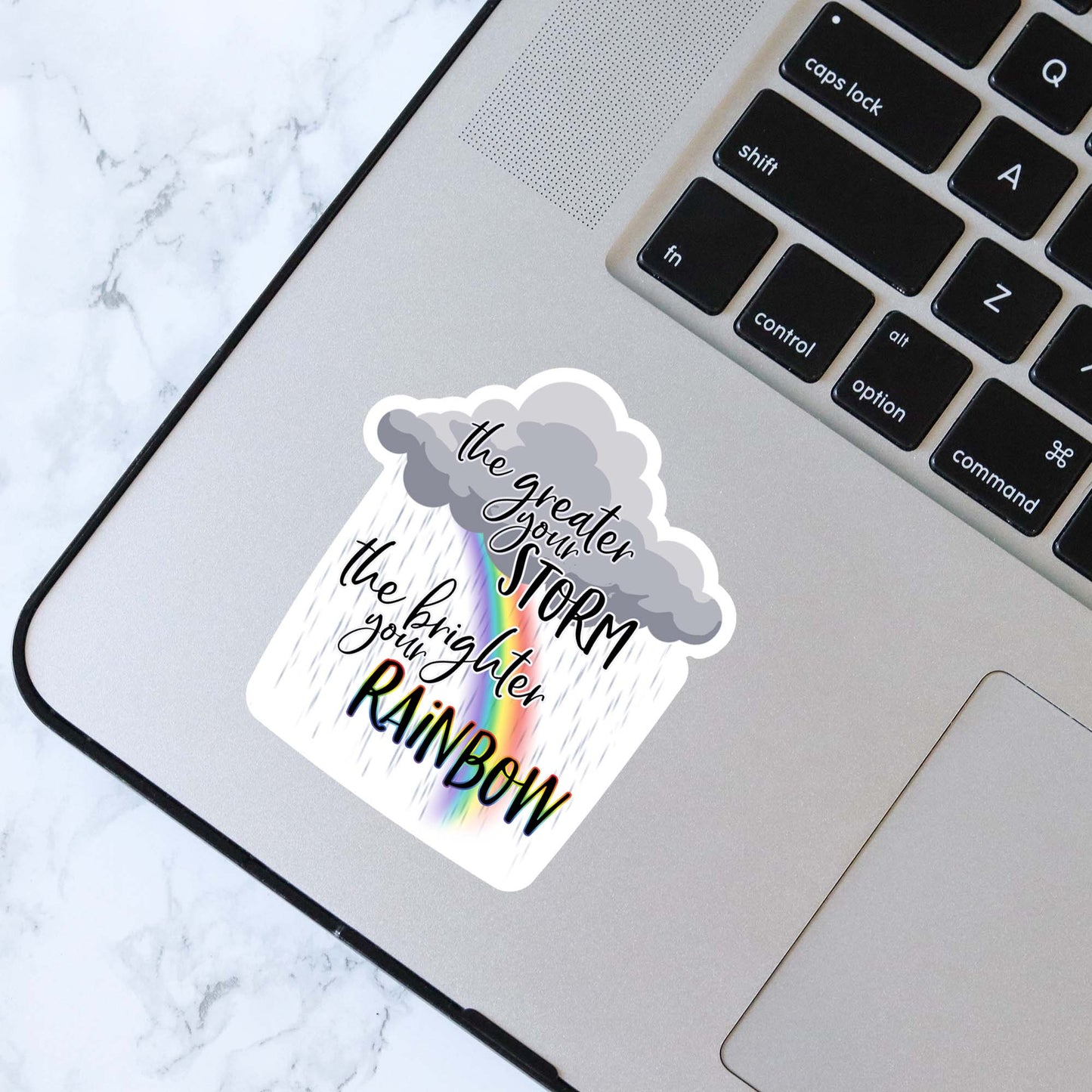 Rainbow after Storm Sticker