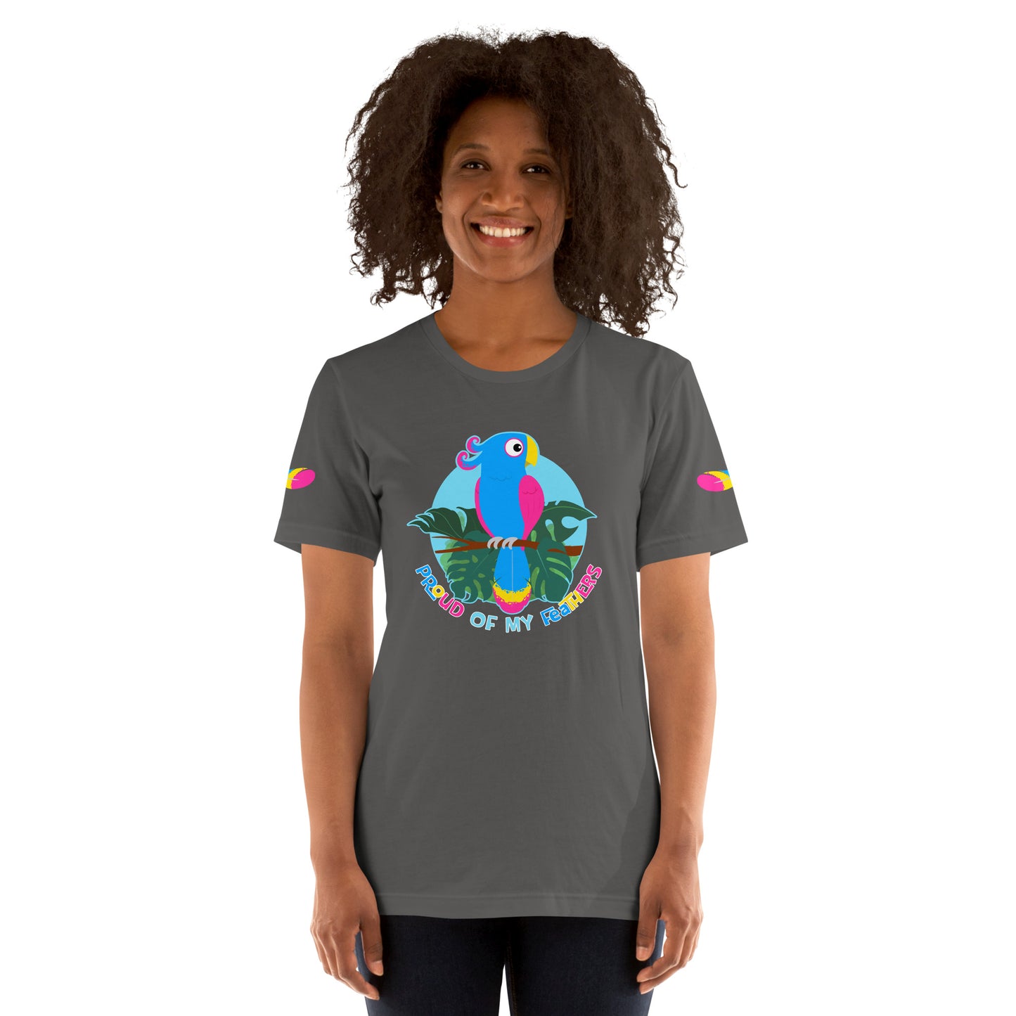 Pansexual Pride Bird Unisex T-shirt