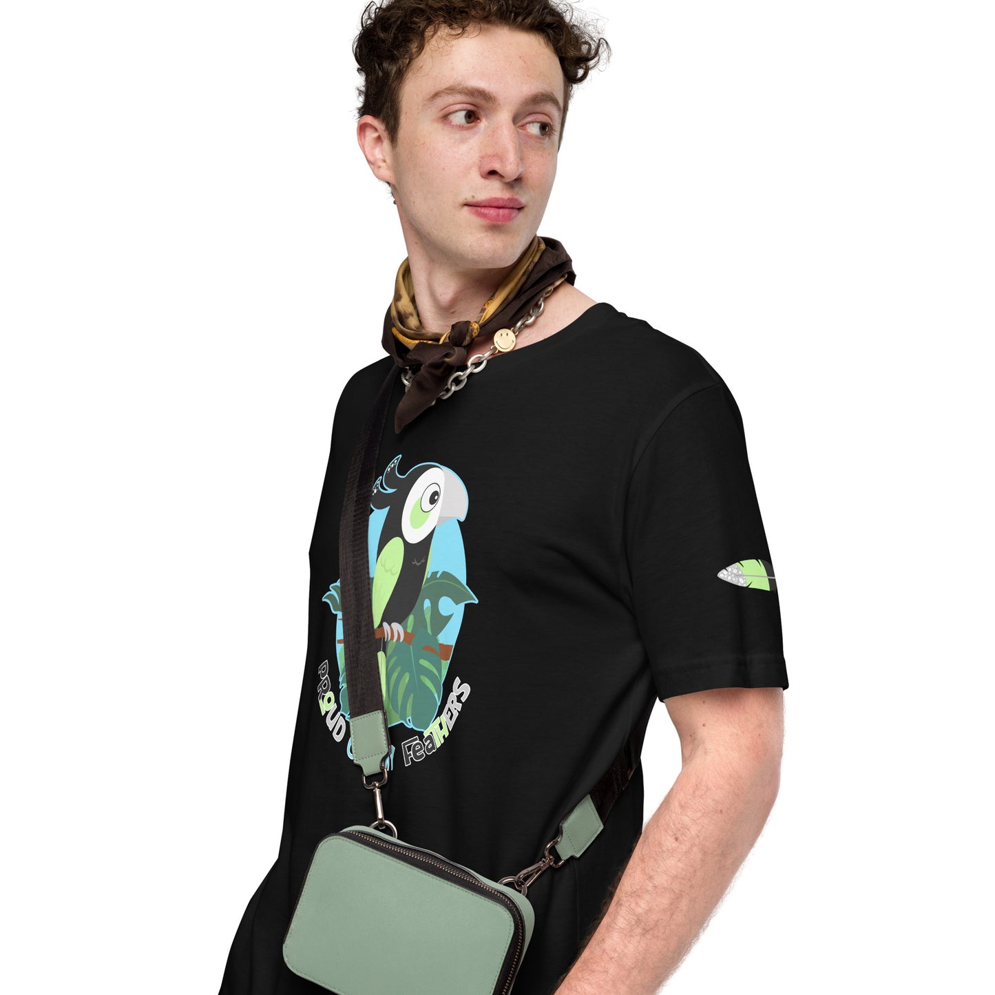 Agender Pride Bird Unisex T-shirt