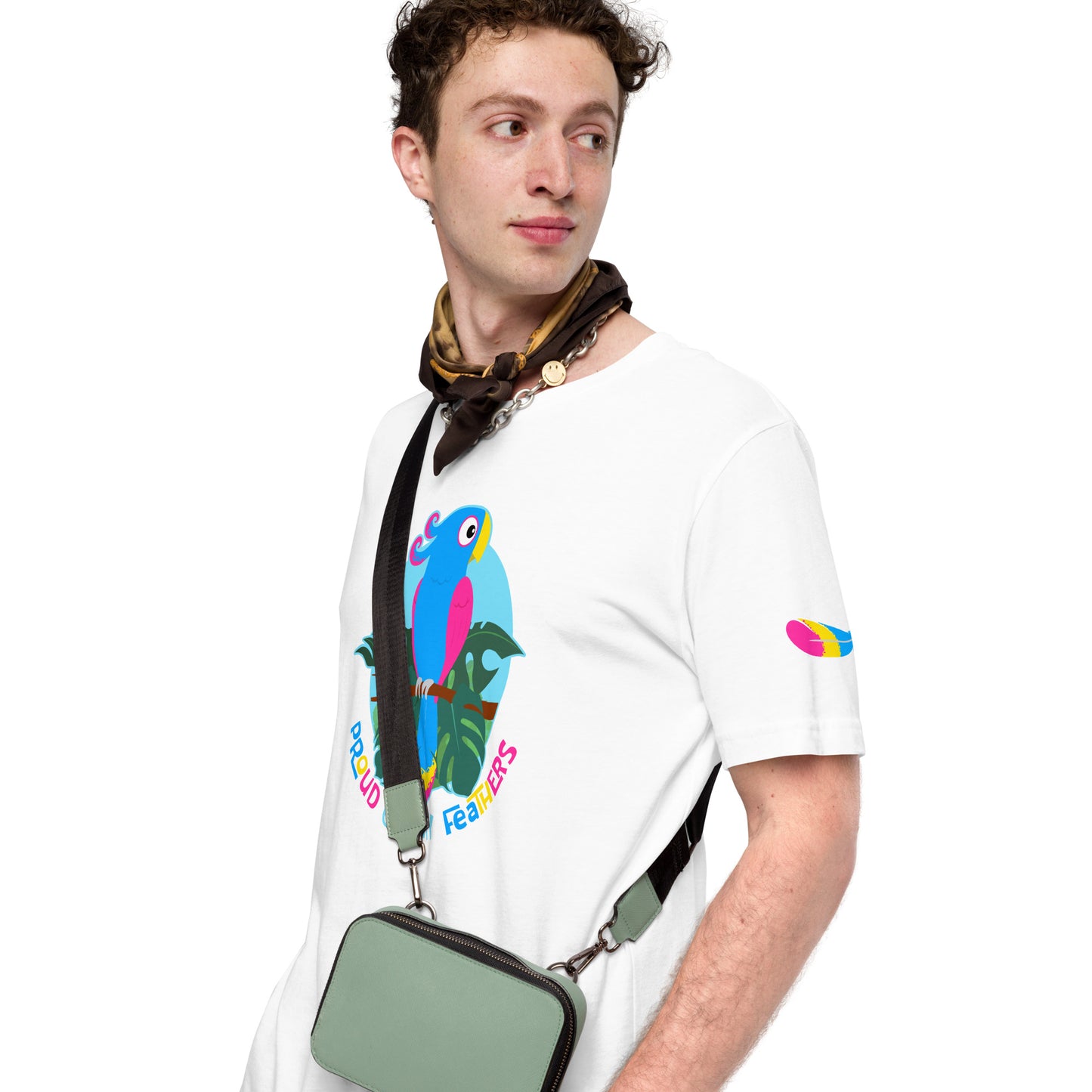 Pansexual Pride Bird Unisex T-shirt